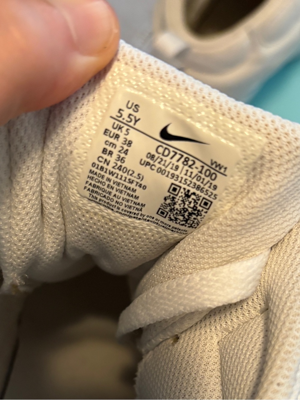 Nike White Court Borough Mid 2 - Fits Size 7/7.5 Women! - Picture 5 of 8